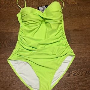 RELLECIGA Women's One Piece Swimsuit with Removable Straps Size Large